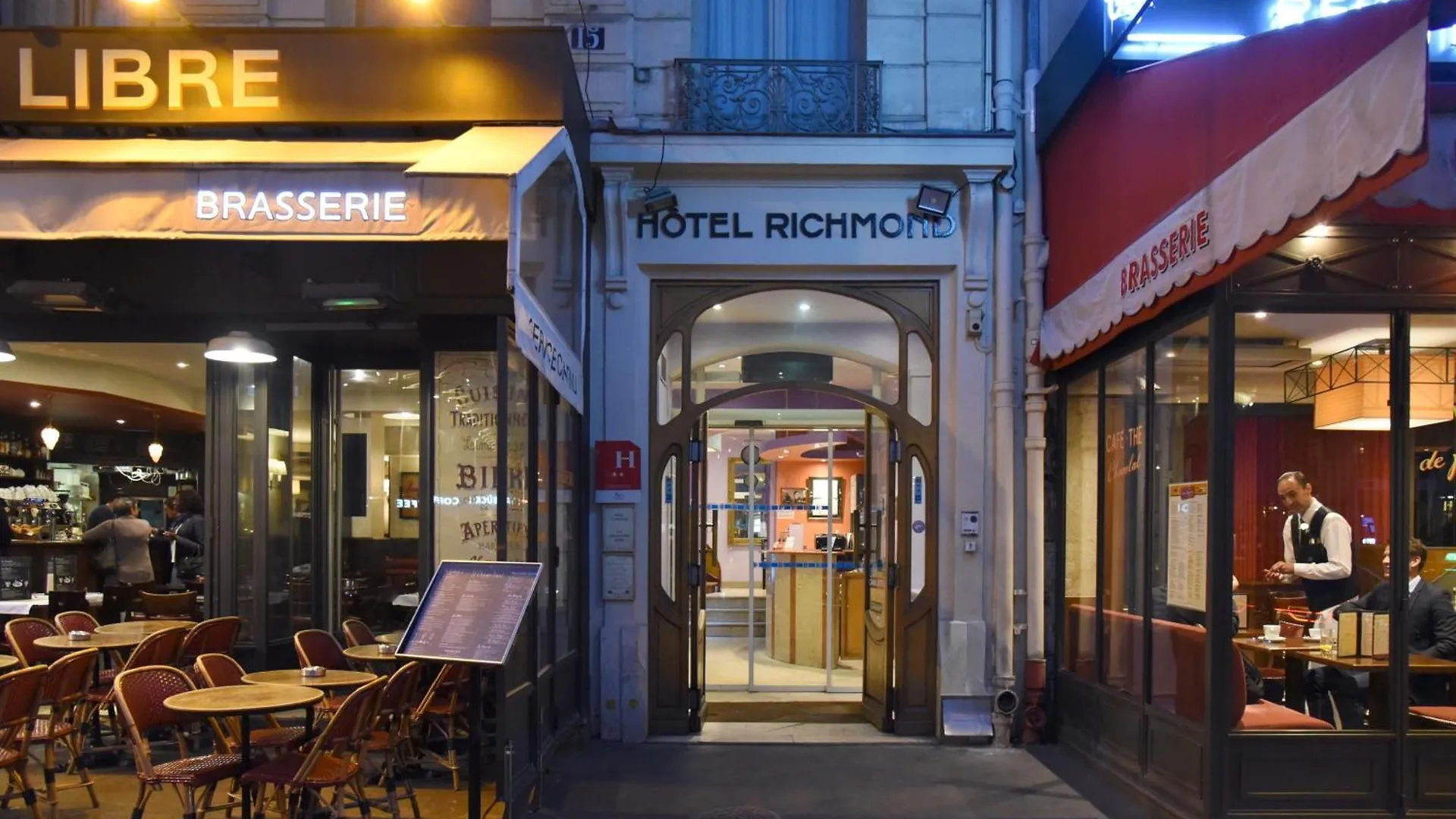 Hotel Richmond Gare Du Nord Париж